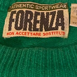 Forenza soft Green Crewneck Sweater with Pocket Size L